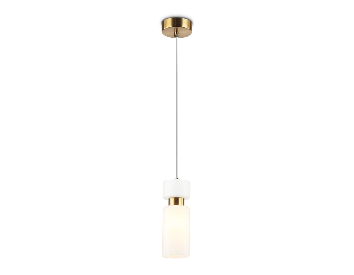 Подвесной светильник LH56122 BS/FR латунь/белый матовый E14 max 40W D65*1500 Ambrella Light 8