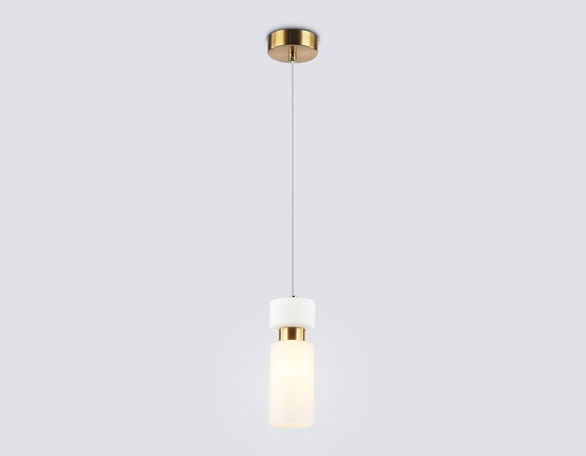 Подвесной светильник LH56122 BS/FR латунь/белый матовый E14 max 40W D65*1500 Ambrella Light 9