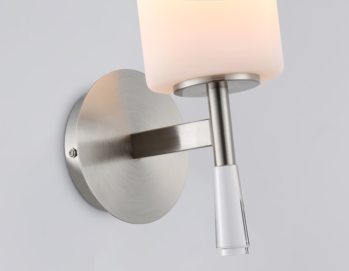 Настенный светильник LH56255 SN/FR никель/белый матовый E27 max 60W 160*120*280 Ambrella Light 11