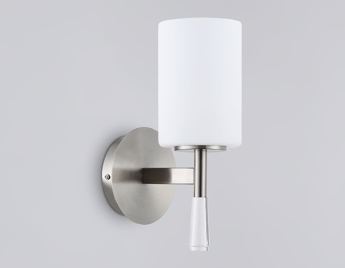 Настенный светильник LH56255 SN/FR никель/белый матовый E27 max 60W 160*120*280 Ambrella Light 12