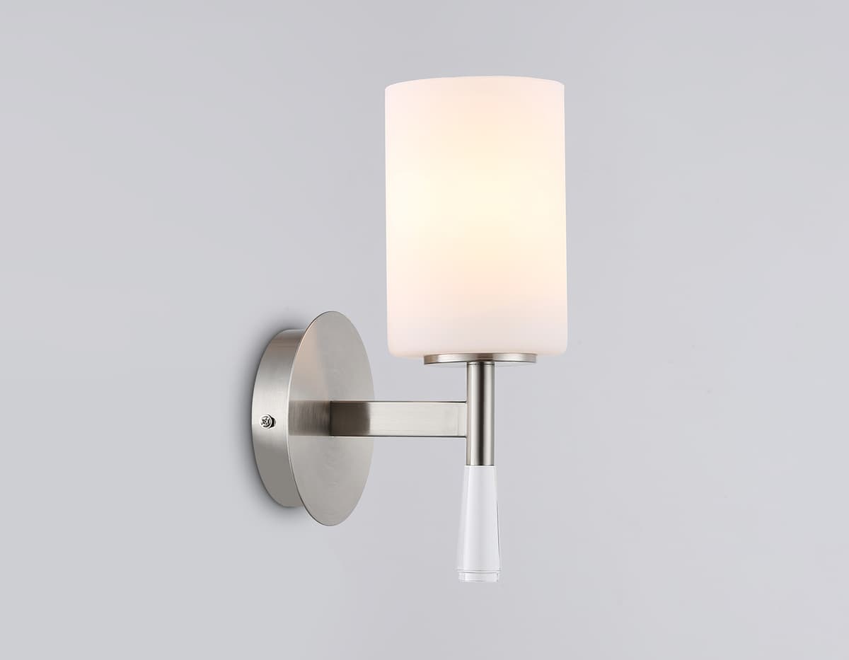 Настенный светильник LH56255 SN/FR никель/белый матовый E27 max 60W 160*120*280 Ambrella Light 13