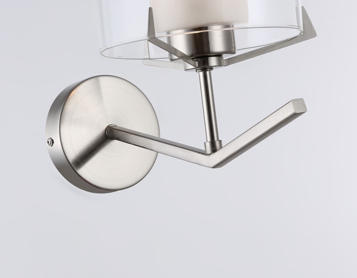 Настенный светильник LH57004 SN/FR никель/белый матовый E14 max 40W 280*150*220 Ambrella Light 12