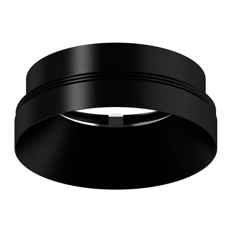 Насадка передняя для корпуса светильника с диаметром отверстия D70mm N7031 PBK черный полированный D70*H27mm Out10mm MR16 Ambrella Light 9