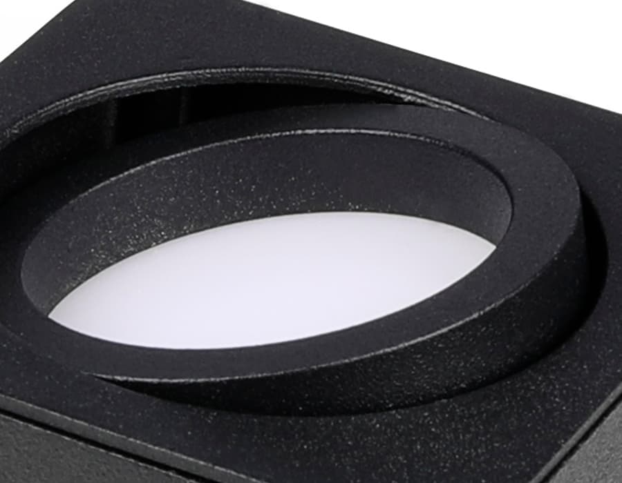 Насадка передняя для корпуса светильника с размером отверстия 70*70mm N7710 SWH белый песок 70*70*H25mm Out2mm MR16 Ambrella Light 18