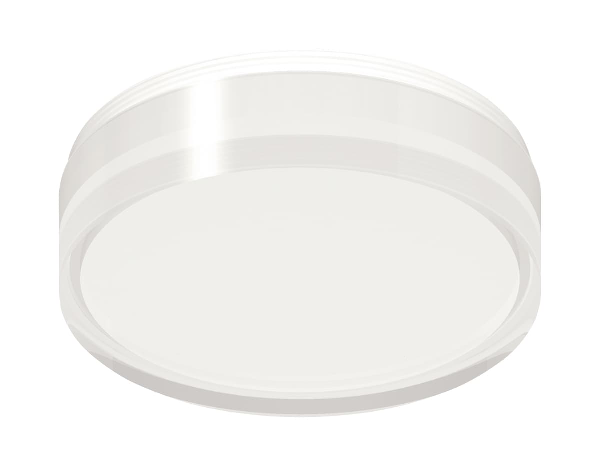 Насадка передняя для корпуса светильника с диаметром отверстия D85mm N8399 FR/CL белый матовый/прозрачный D85*H24mm Out20mm GX53 Ambrella Light 2