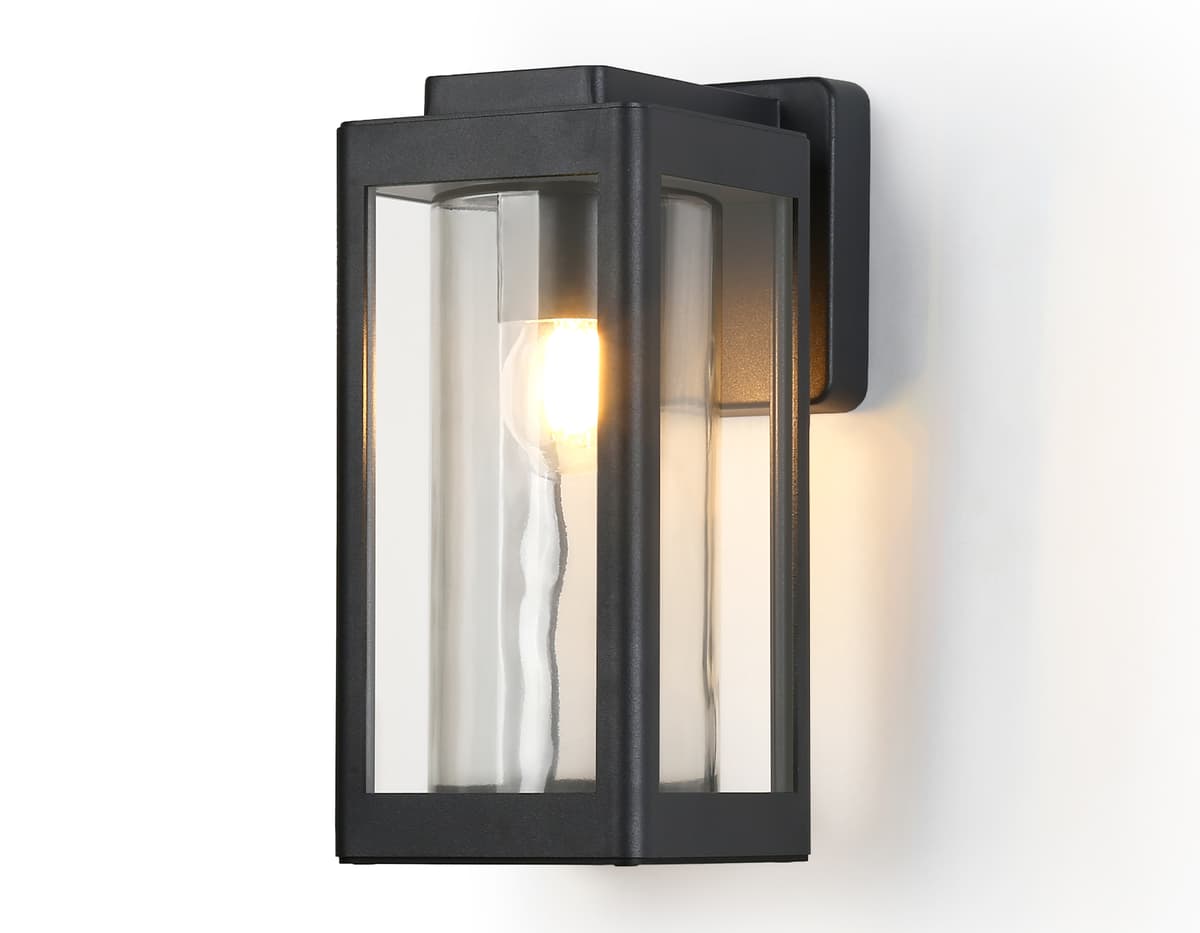 Уличный настенный светильник ST2404 GR/CL серый/прозрачный IP54 E27 max 40W 245*110*150 Ambrella Light 5