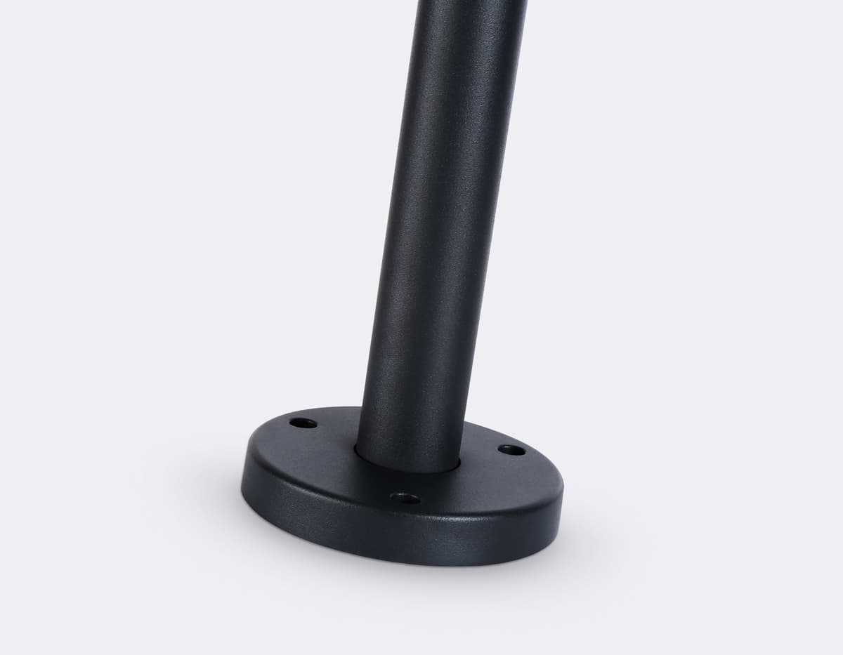 Уличный ландшафтный светильник ST2417 BK/CL черный/прозрачный IP54 E27 max 40W 110*110*500 Ambrella Light 8