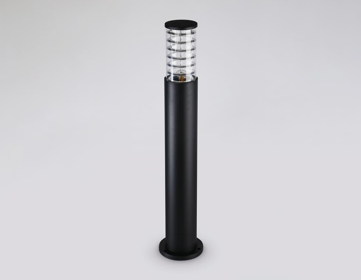 Уличный ландшафтный светильник ST2536 BK/CL черный/прозрачный IP54 E27 max 40W D108*800 Ambrella Light 10