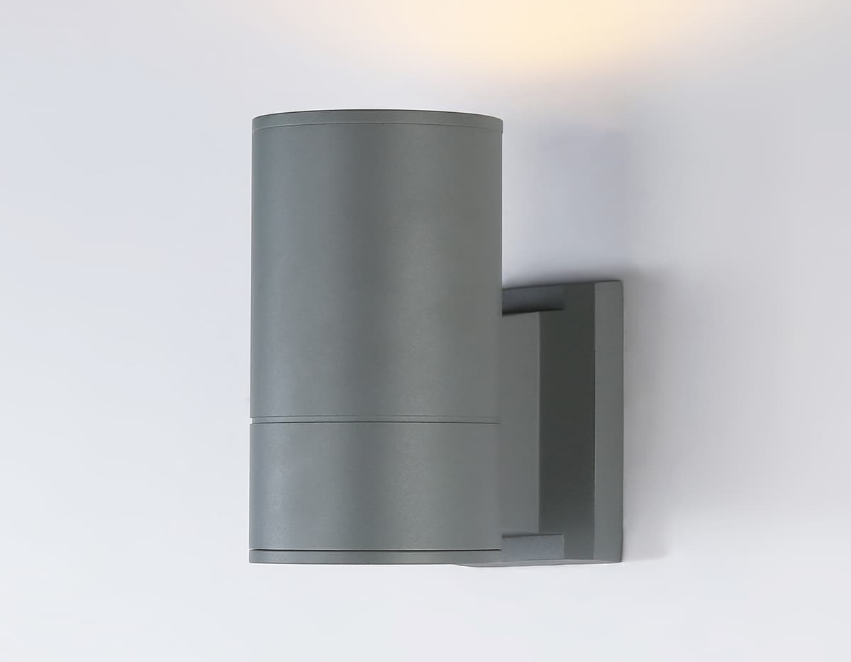 Уличный настенный архитектурный светильник ST2909 GR серый IP54 E27 max 40W 160*90*155 Ambrella Light 7
