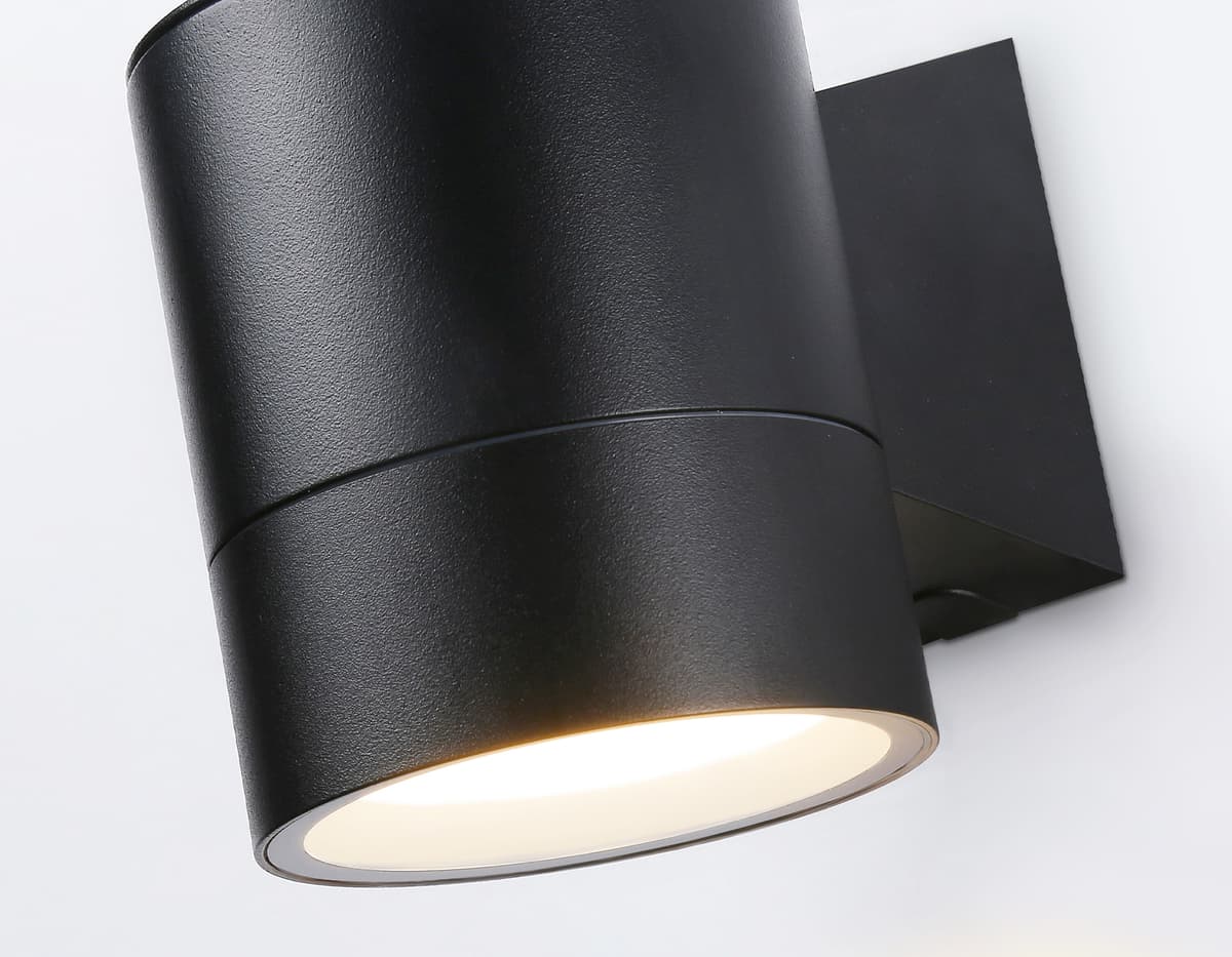 Уличный настенный архитектурный светильник ST3302 BK черный IP54 GX53 max 15W 115*90*140 Ambrella Light 6