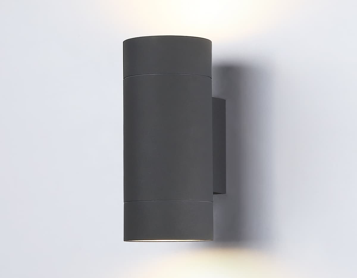 Уличный настенный архитектурный светильник ST3303/2 GR серый IP54 GX53/2 max 15W 205*90*140 Ambrella Light 7