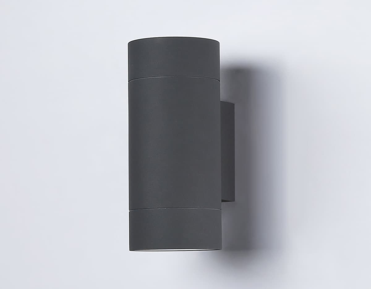 Уличный настенный архитектурный светильник ST3303/2 GR серый IP54 GX53/2 max 15W 205*90*140 Ambrella Light 8