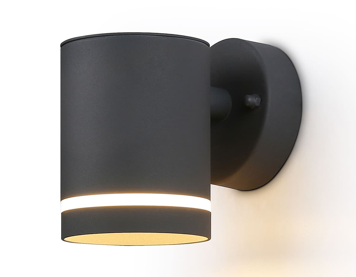 Уличный настенный архитектурный светильник ST3323 GR серый IP54 GX53 max 15W 110*85*125 Ambrella Light 5
