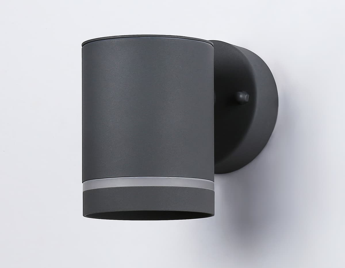 Уличный настенный архитектурный светильник ST3323 GR серый IP54 GX53 max 15W 110*85*125 Ambrella Light 8