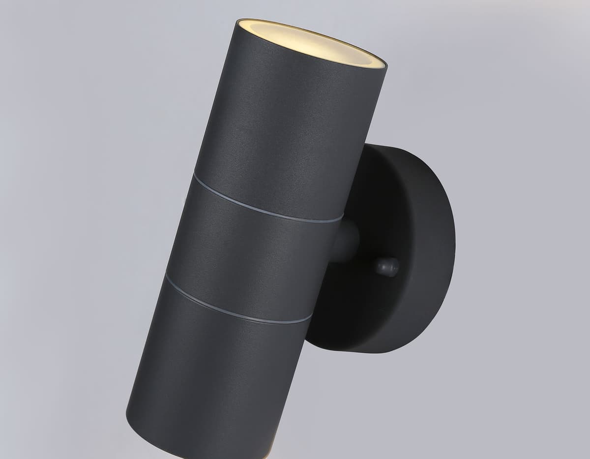 Уличный настенный архитектурный светильник ST3706/2 GR серый IP54 GU10/2 max 35W 160*60*95 Ambrella Light 6