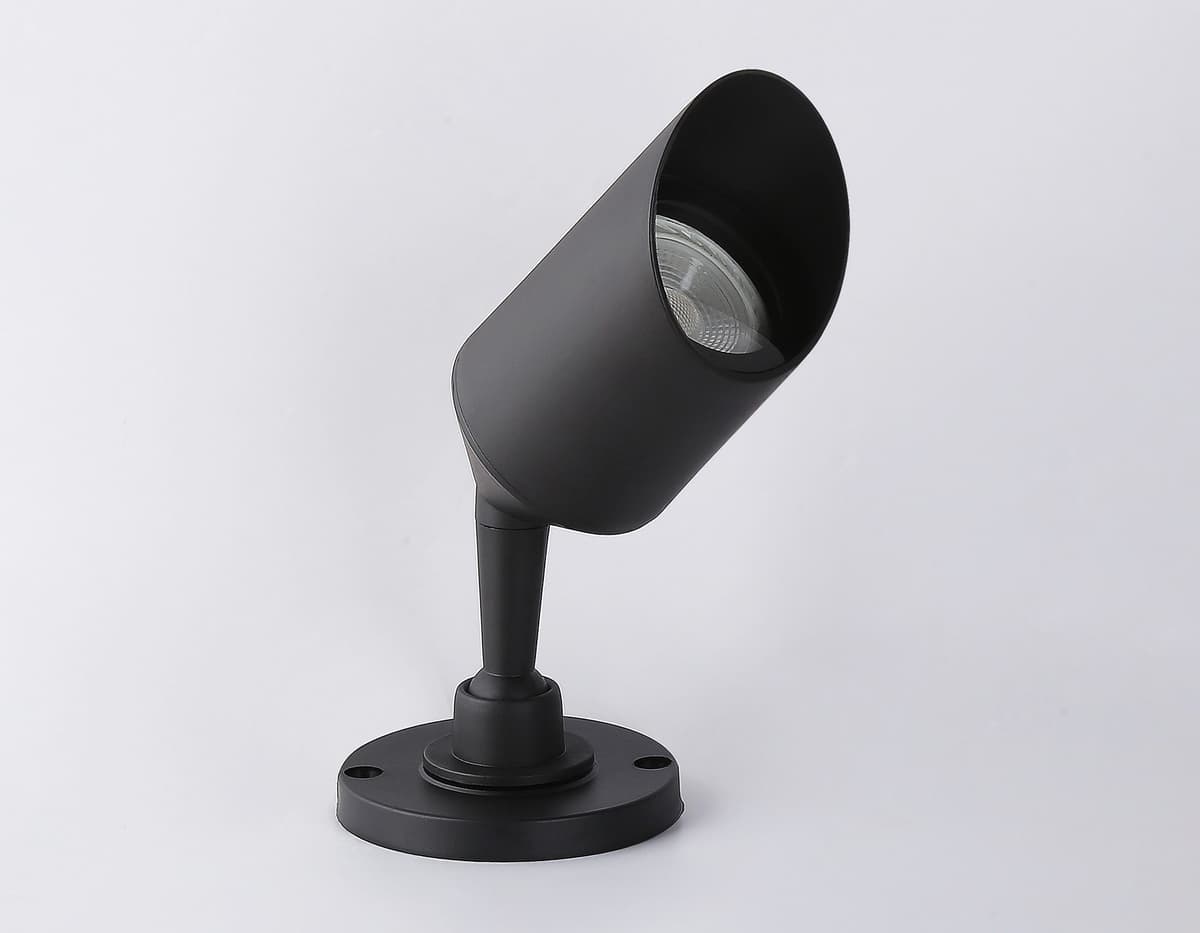 Уличный настенный поворотный архитектурный светильник ST3892 BK черный IP65 GU10 max 35W D60*198 Ambrella Light 10