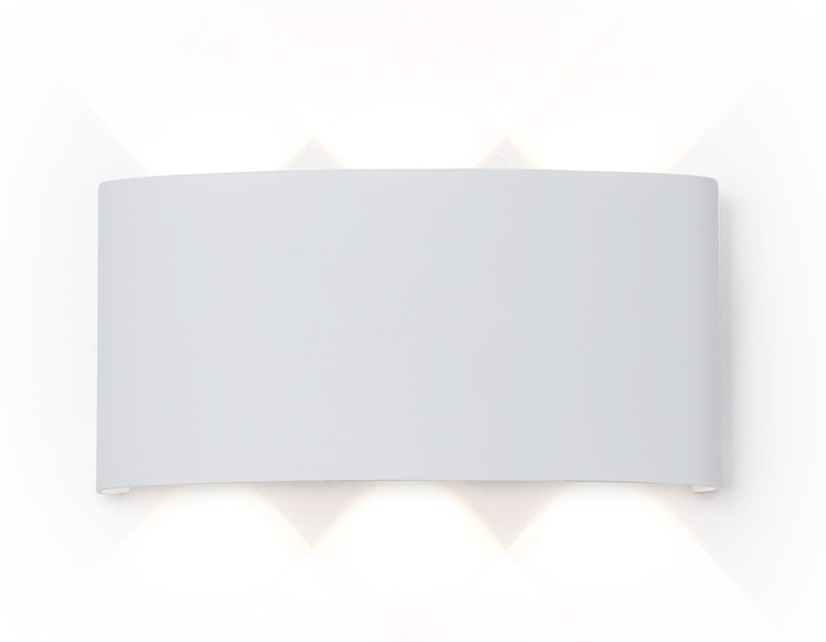 Уличный настенный архитектурный светодиодный светильник ST4455/6 WH белый IP65 LED 4200K 6W 158*80*40 Ambrella Light 5