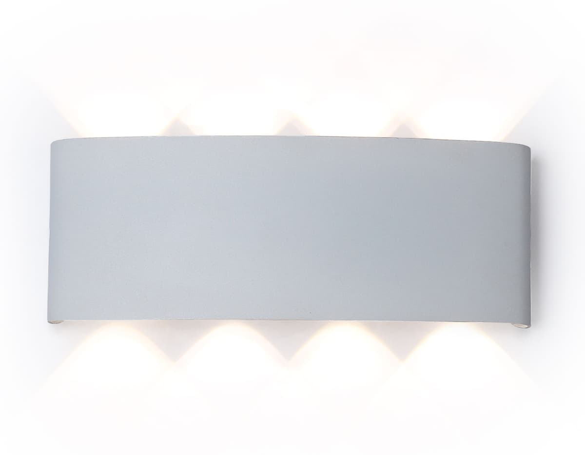 Уличный настенный архитектурный светодиодный светильник ST4461/8 WH белый IP65 LED 4200K 8W 210*80*46 Ambrella Light 5