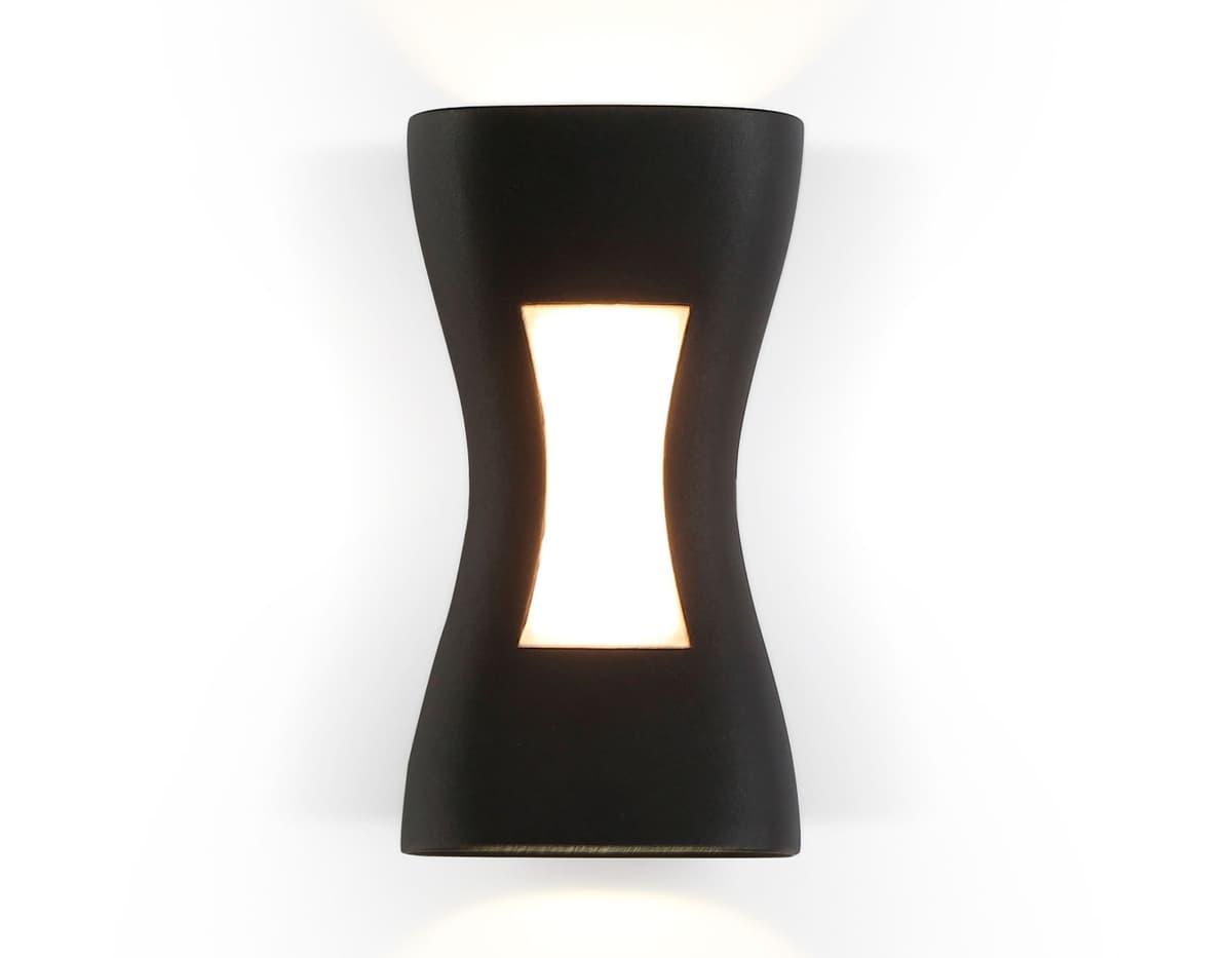 Уличный настенный светодиодный светильник IP54 ST4529 BK черный LED 4200K/3000K 6W IP54 150*80*55 Ambrella Light 6