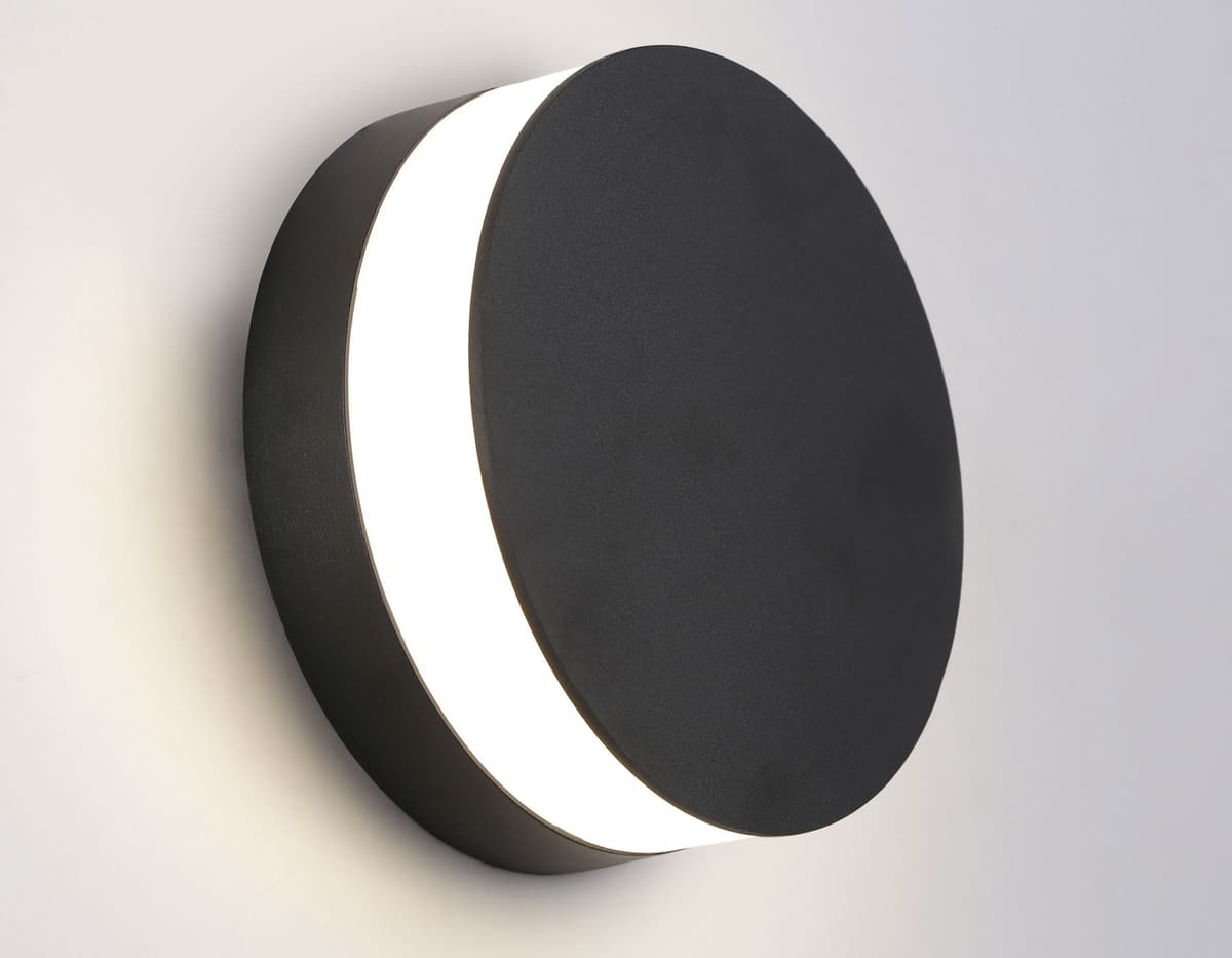 Уличный настенный светодиодный светильник IP54 ST4544 BK черный LED 4200K 11W IP54 D155*54 Ambrella Light 8