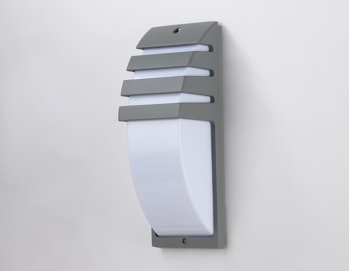 Уличный настенный архитектурный светильник ST5201 GR серый IP54 E27 max 40W 331*112*35 Ambrella Light 10
