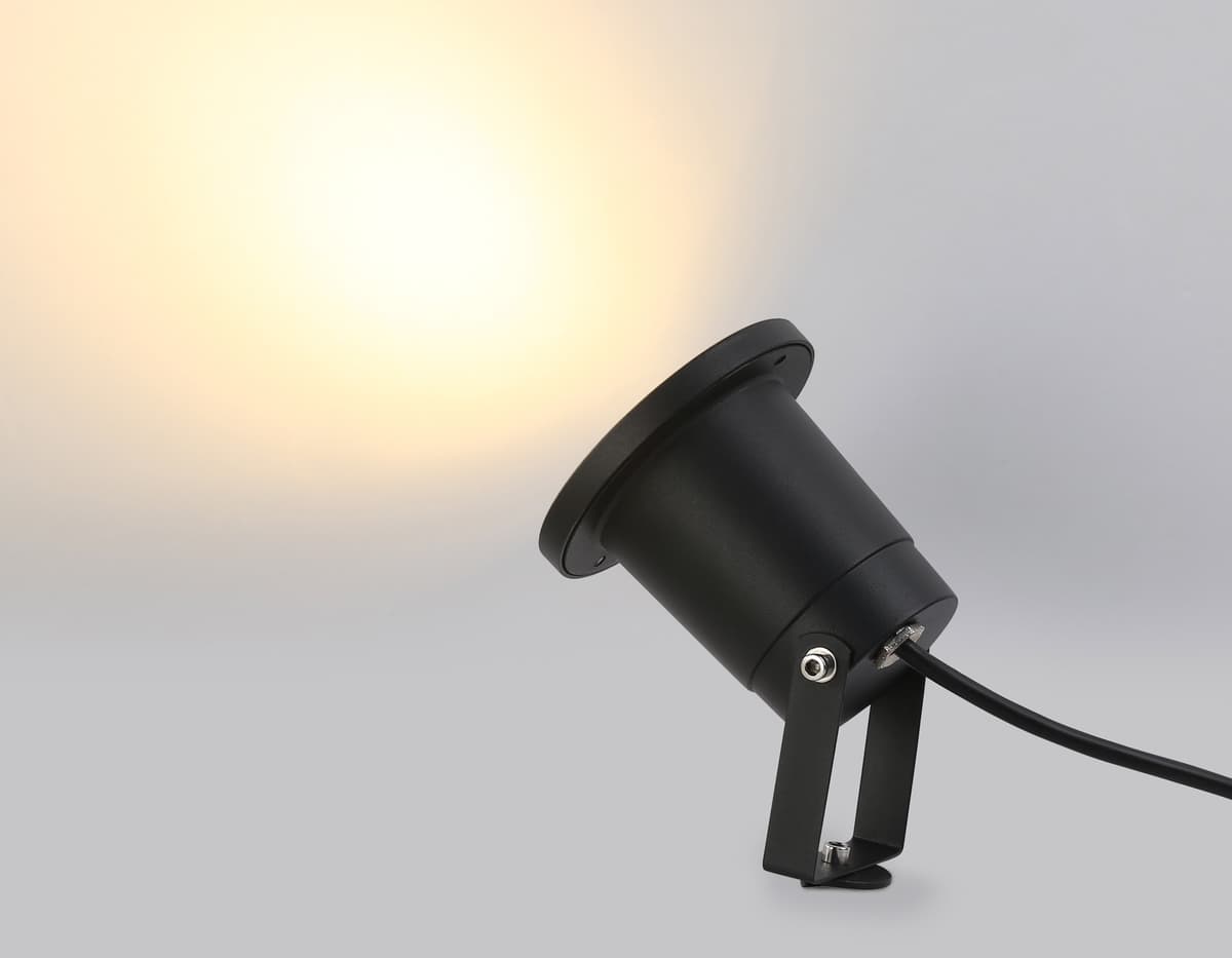 Уличный светильник в грунт ST6338 BK черный IP65 GU10 max 35W D92*315 Ambrella Light 10