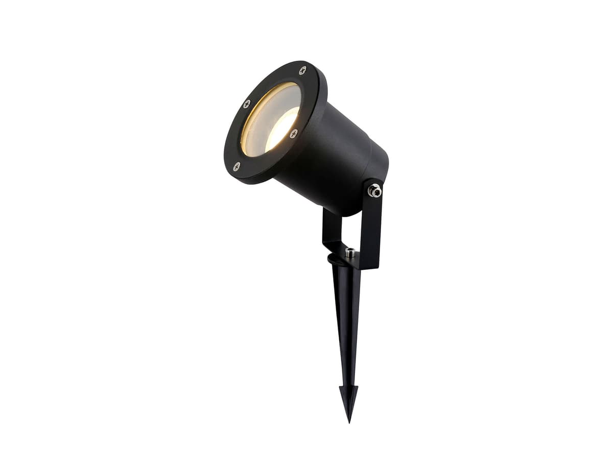 Уличный светильник в грунт ST6338 BK черный IP65 GU10 max 35W D92*315 Ambrella Light 6