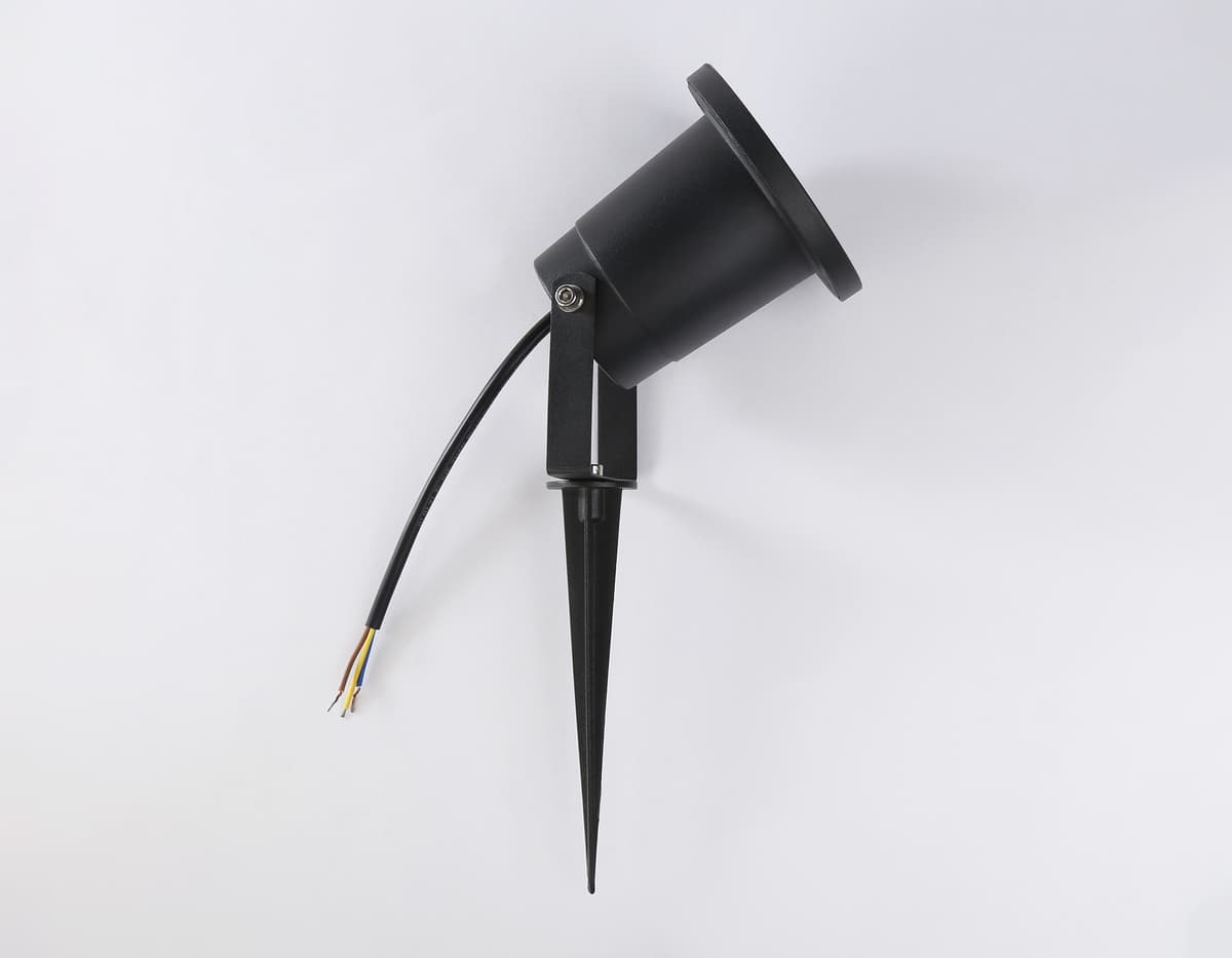 Уличный светильник в грунт ST6338 BK черный IP65 GU10 max 35W D92*315 Ambrella Light 7