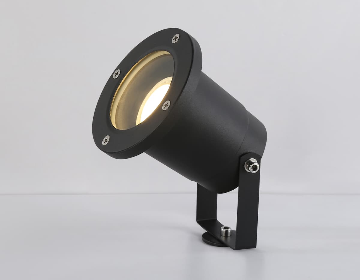 Уличный светильник в грунт ST6338 BK черный IP65 GU10 max 35W D92*315 Ambrella Light 8