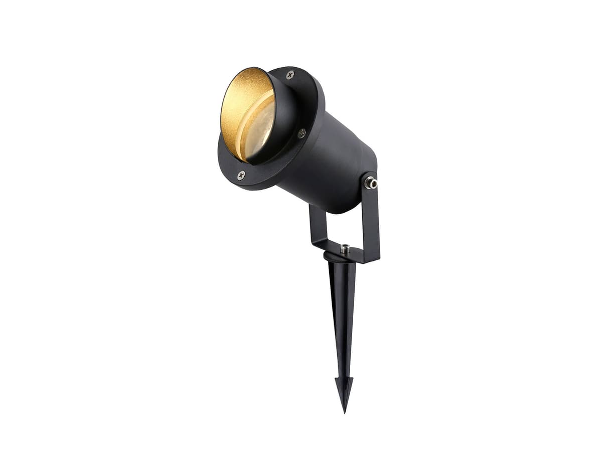 Уличный светильник в грунт ST6339 BK черный IP65 GU10 max 35W D92*315 Ambrella Light 6