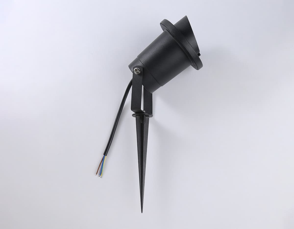 Уличный светильник в грунт ST6339 BK черный IP65 GU10 max 35W D92*315 Ambrella Light 7