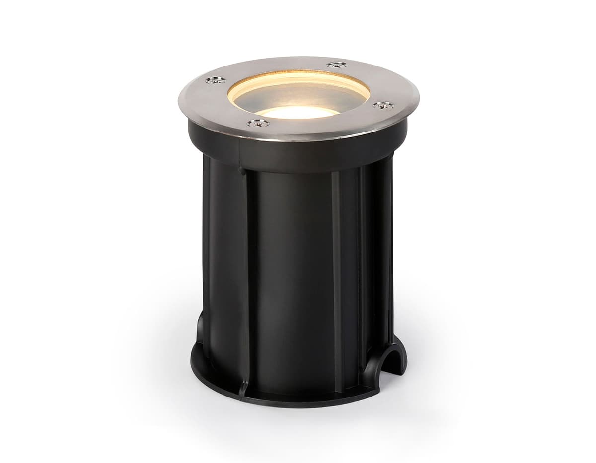 Уличный светильник в грунт ST6511 BK черный IP67 GU10 max 35W D108*135 Ambrella Light 6