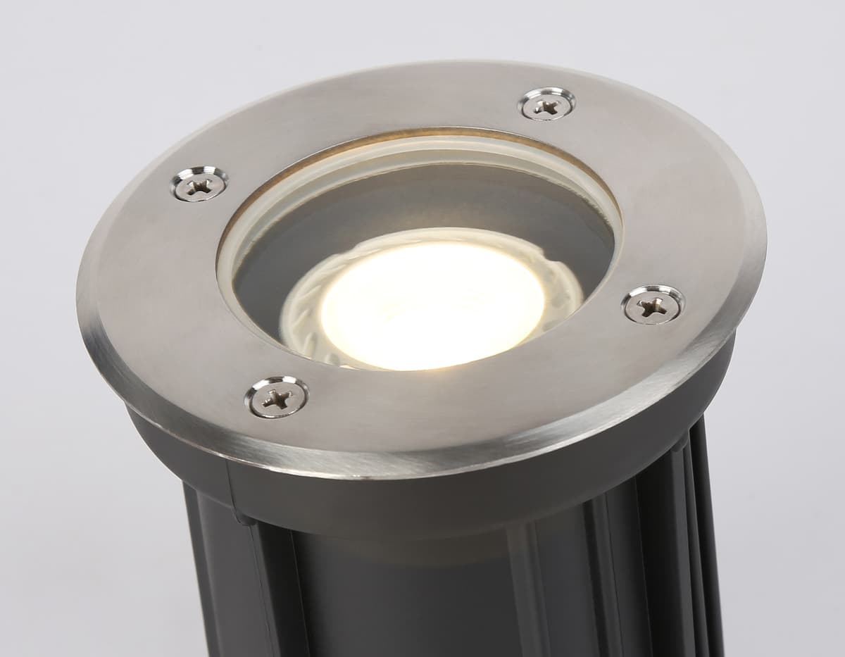 Уличный светильник в грунт ST6511 BK черный IP67 GU10 max 35W D108*135 Ambrella Light 7