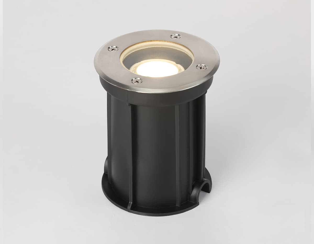 Уличный светильник в грунт ST6511 BK черный IP67 GU10 max 35W D108*135 Ambrella Light 9
