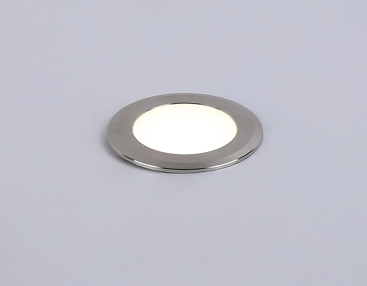 Уличный светодиодный светильник в грунт ST6513 BK черный IP67 LED 4200K 1W D48*82 Ambrella Light 7