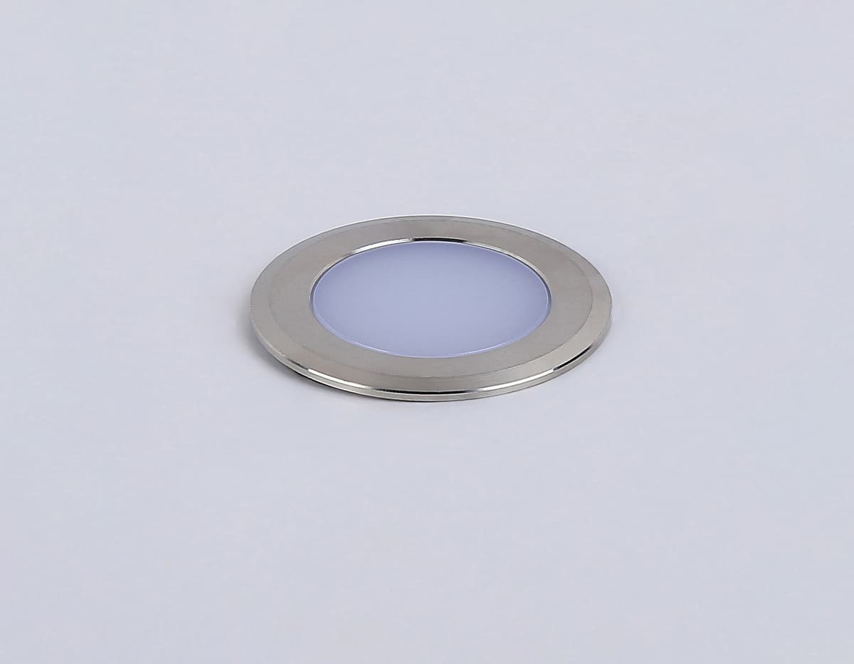 Уличный светодиодный светильник в грунт ST6513 BK черный IP67 LED 4200K 1W D48*82 Ambrella Light 8
