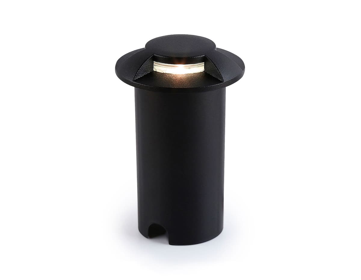 Уличный светодиодный светильник в грунт ST6525 BK черный IP67 LED 4200K 1W D60*93 Ambrella Light 6