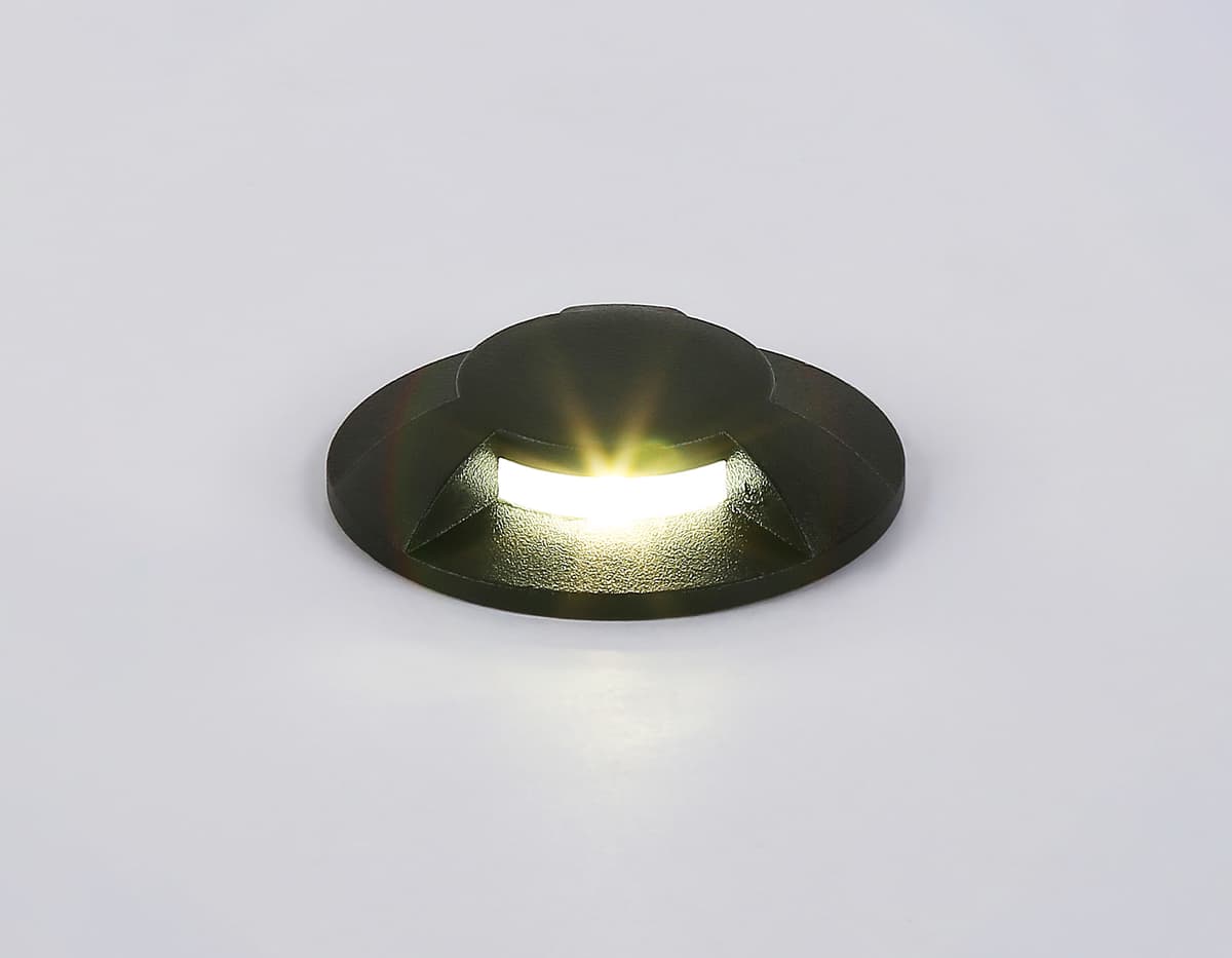 Уличный светодиодный светильник в грунт ST6525 BK черный IP67 LED 4200K 1W D60*93 Ambrella Light 9