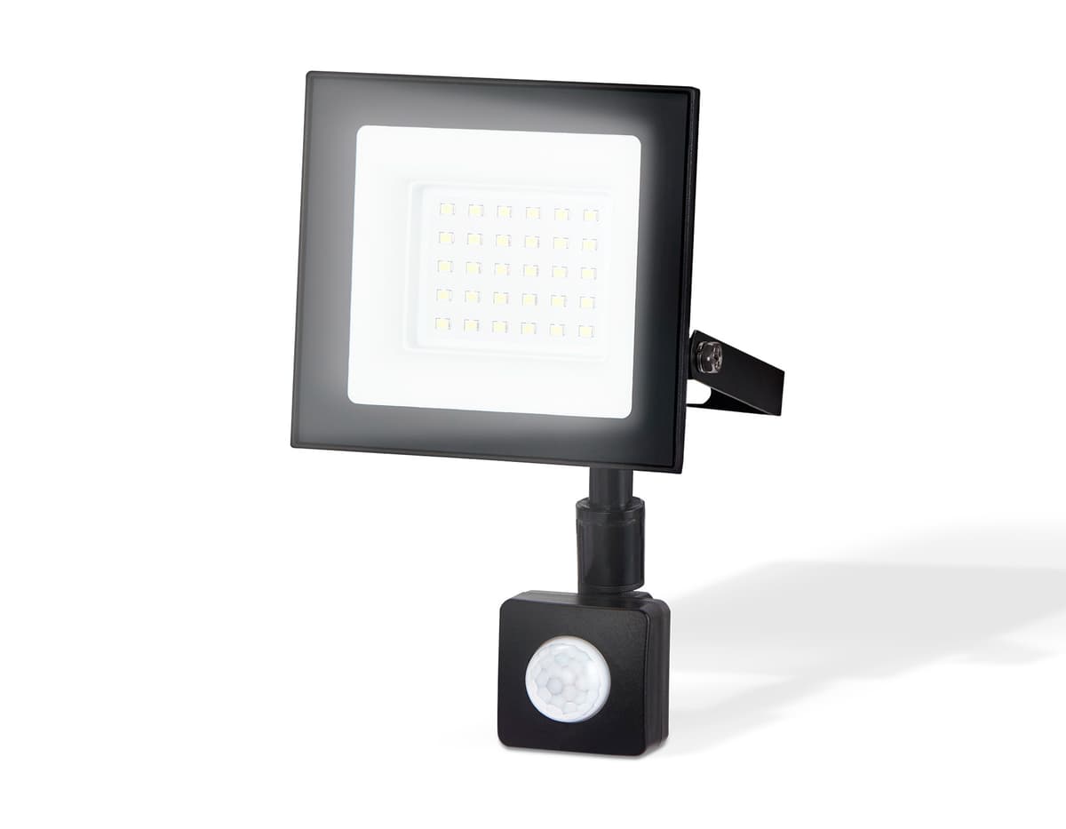 Прожектор светодиодный с датчиком движения ST8113 BK черный IP65 LED 6500K 30W 134*116*26 Ambrella Light 3