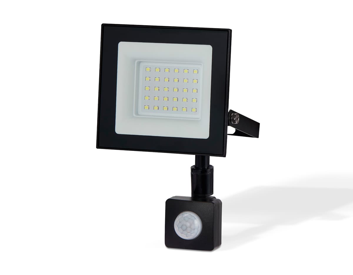 Прожектор светодиодный с датчиком движения ST8113 BK черный IP65 LED 6500K 30W 134*116*26 Ambrella Light 4