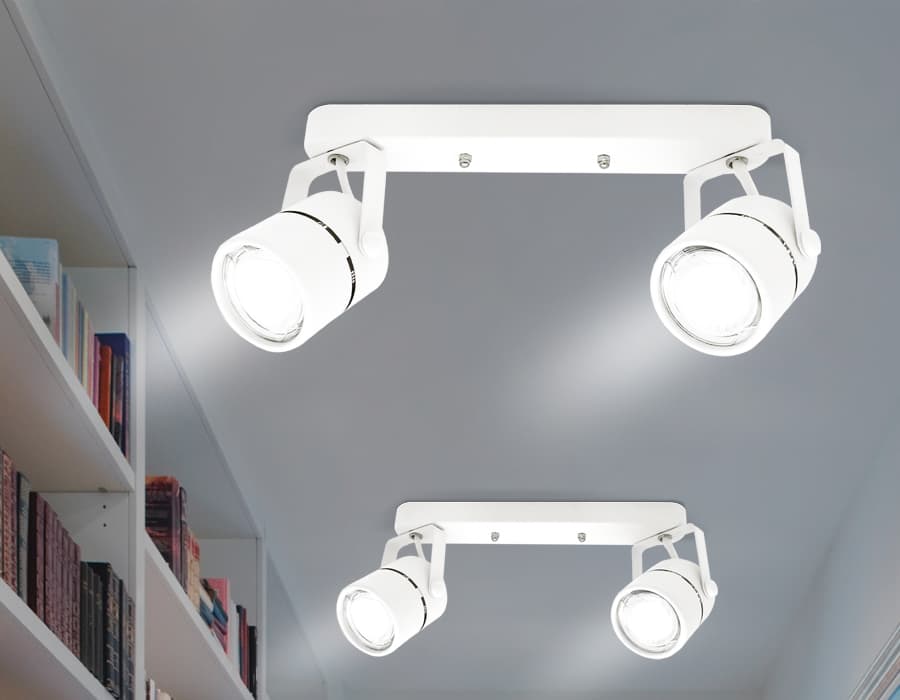 Накладной поворотный светильник TA104 WH белый GU10 260*130*D60 Ambrella Light 9
