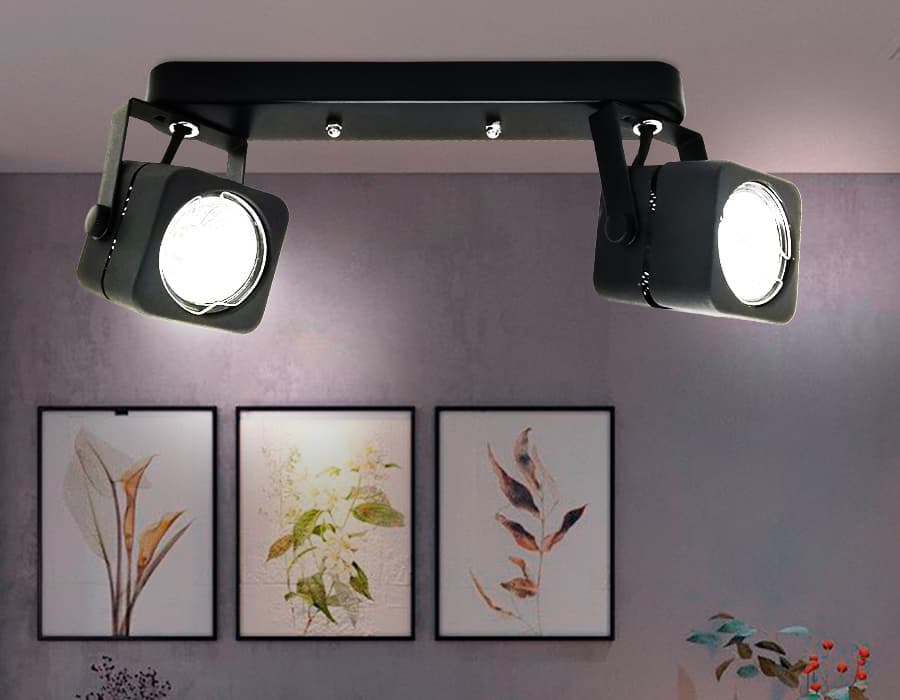 Накладной поворотный светильник TA114 BK черный GU10 260*130*D60 Ambrella Light 9