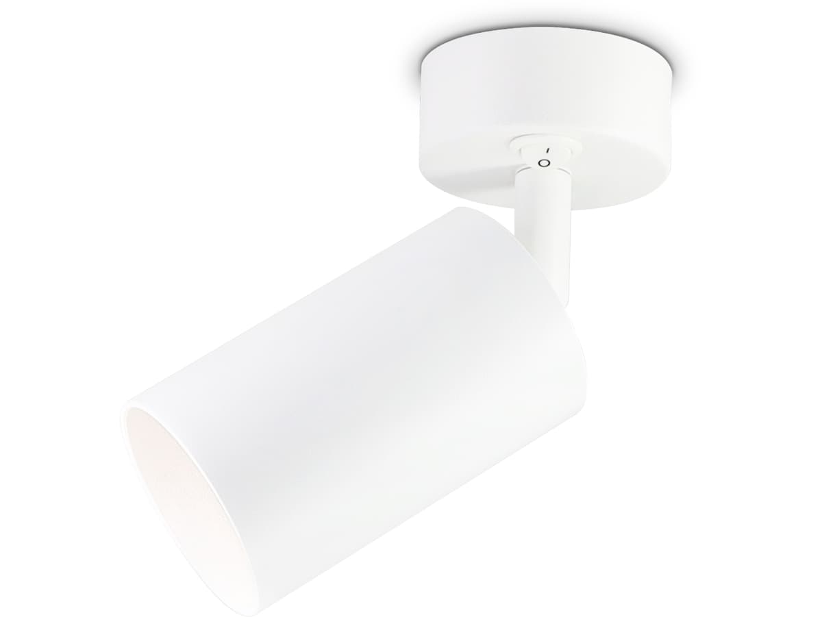 Накладной спот с выключателем TA126 WH белый GU10 max 12W D70*164*D55 Ambrella Light 11