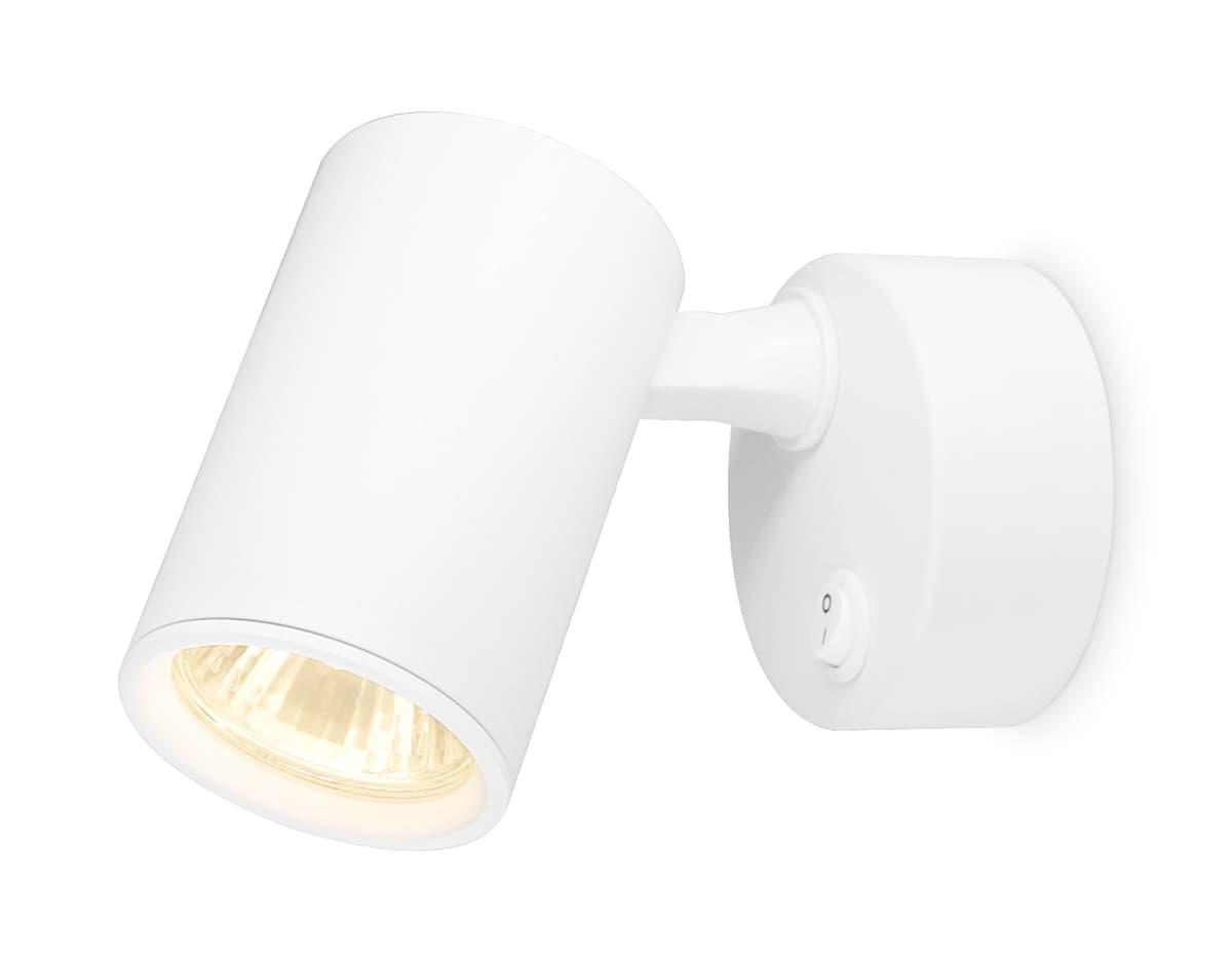 Накладной поворотный спот с выключателем TA1291 WH белый GU10 max 12W 87*55*138 Ambrella Light 4