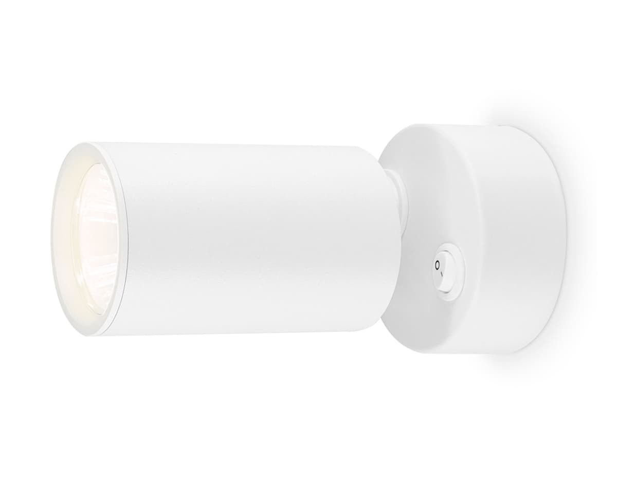Накладной поворотный спот с выключателем TA1291 WH белый GU10 max 12W 87*55*138 Ambrella Light 6