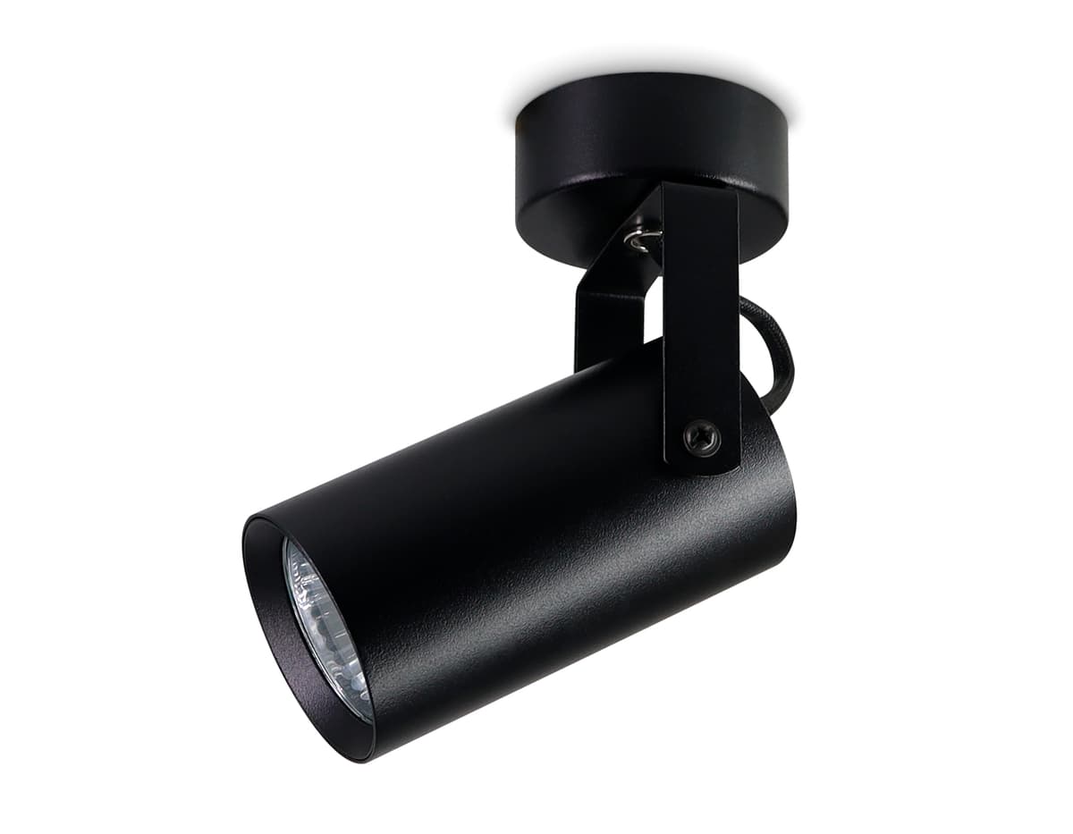 Накладной поворотный спот TA1303 BK черный GU10 max 12W 100*55*165 Ambrella Light 5