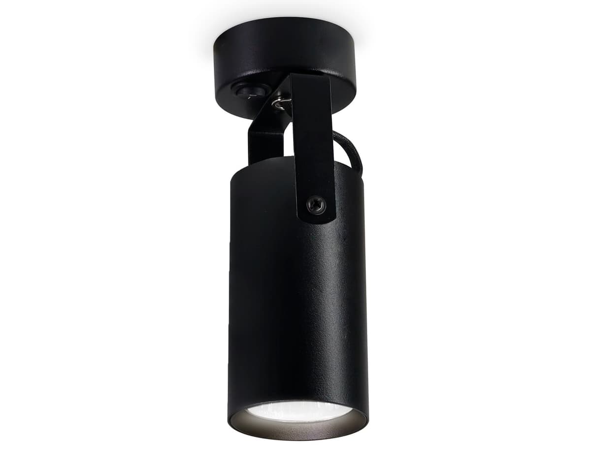 Накладной поворотный спот TA1303 BK черный GU10 max 12W 100*55*165 Ambrella Light 6