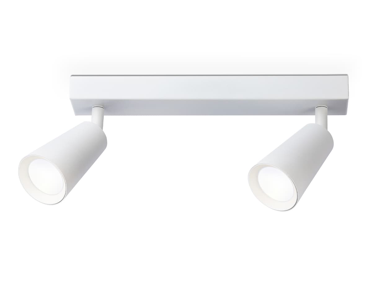 Накладной поворотный спот со сменной лампой GU10 TA13145/2 WH белый GU10/2 max 12W 295*60*130 Ambrella Light 7