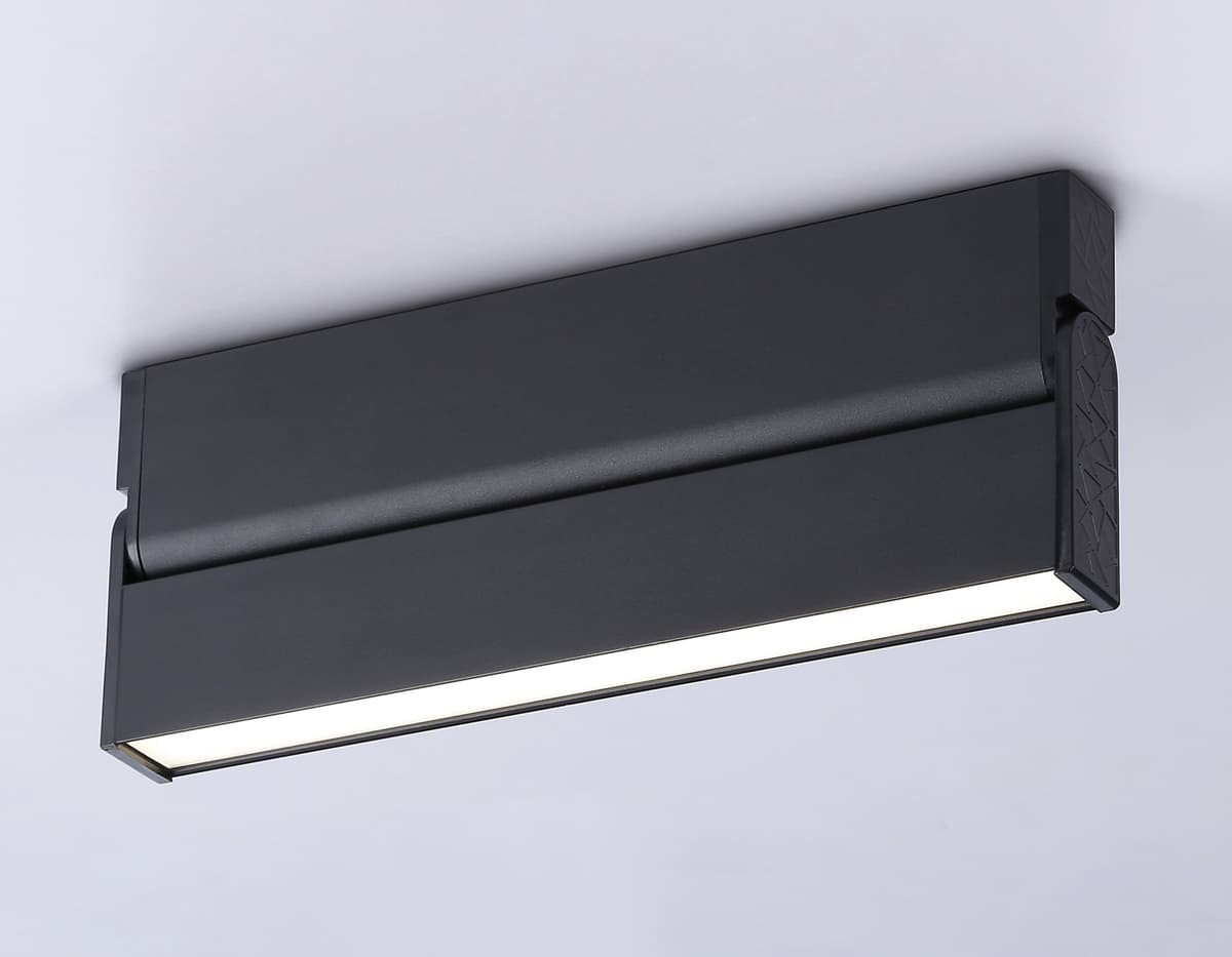 Поворотный потолочный светодиодный светильник TA1821 BK черный LED 12W 4200K 230*22*87 Ambrella Light 14