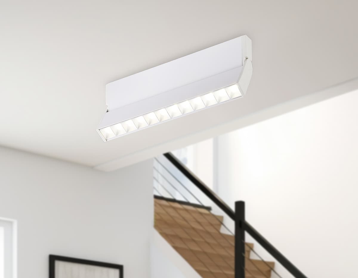 Настенно-потолочный светодиодный светильник TA1825 WH белый LED 12W 4200K 230*22*87 Ambrella Light 10